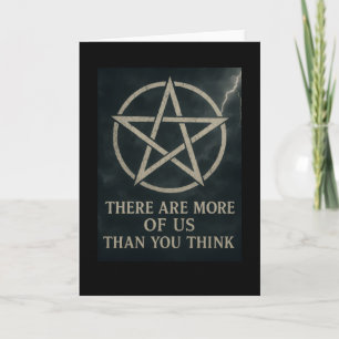Mehr von uns Wicca Grußkarte Karte