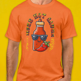 Mehr warme Sauce scharfe Speisen Lover Kawaii Gesc T-Shirt