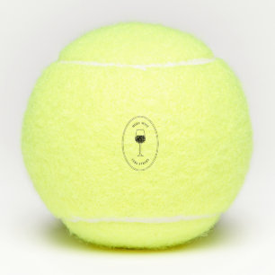 Mehr Wein weniger Stress Tennisbälle