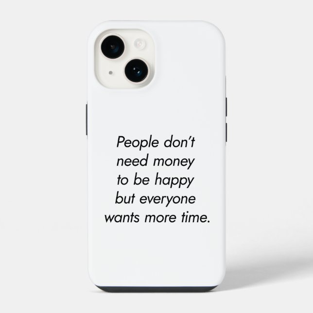 Mehr Zeit iPhone-Fall iPhone 14 Hülle (Rückseite)