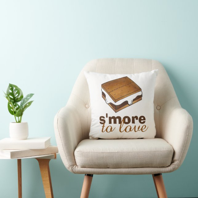Mehr zur Liebe Funny Feinschmecker Camp S'mores Fe Kissen (Stuhl )