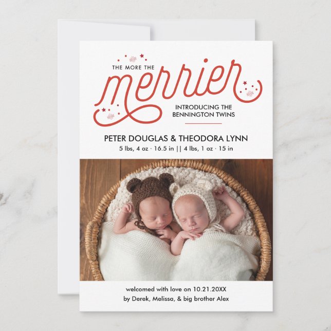 Mehr zur Merrier Christmas Twins Ankündigung (Vorderseite)