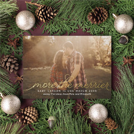 Mehr zur Merrier Pregnancy Foil Holiday Card Folien Feiertagskarte