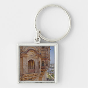 Mehrangarh-Festung ragt über Jodhpur, Die Blauen Schlüsselanhänger