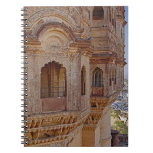 Mehrangarh-Festung überragt Jodhpur, Die Blaue Notizblock