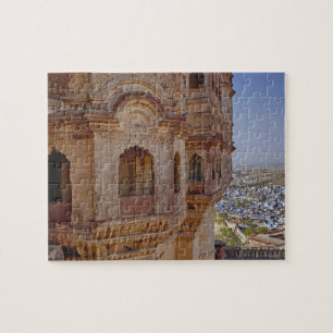 Mehrangarh-Fort ragt über Jodhpur, Die Blauen