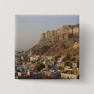 Mehrangarh Fort von Jodhpur. Rajasthan, INDIEN. Button