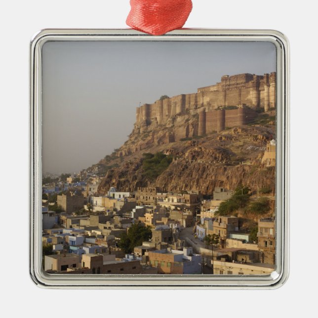 Mehrangarh Fort von Jodhpur. Rajasthan, INDIEN. Ornament Aus Metall (Vorne)