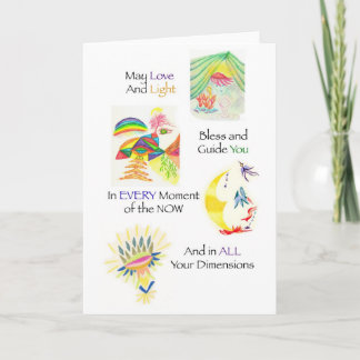 Mehrdimensionale Segen-Karte Karte