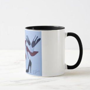 mehrere High Heels Schuhe Tasse