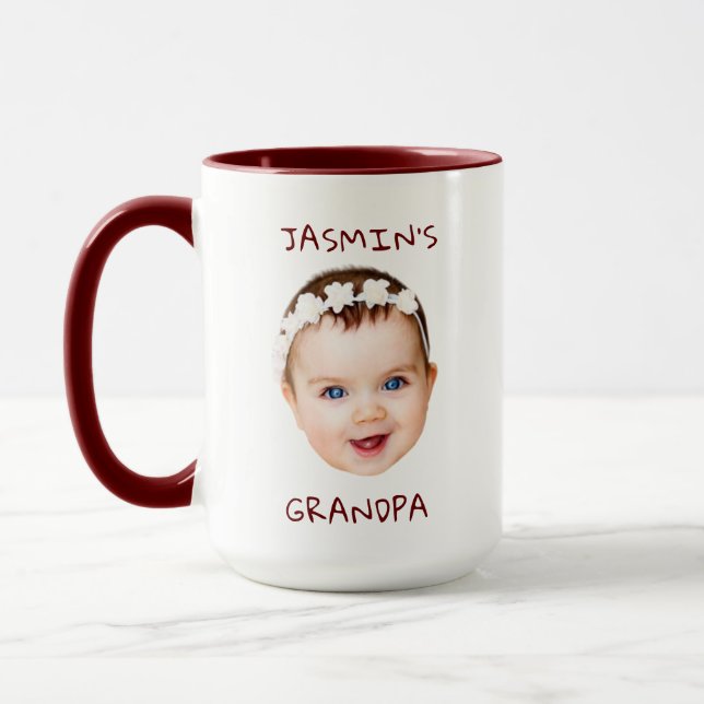 Mehrere Kinder begegnen einem neuen Vater, Geschen Tasse (Links)