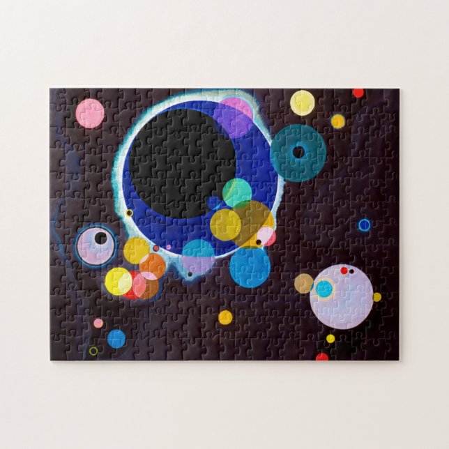 Mehrere Kreise, Wassily Kandinsky (Horizontal)