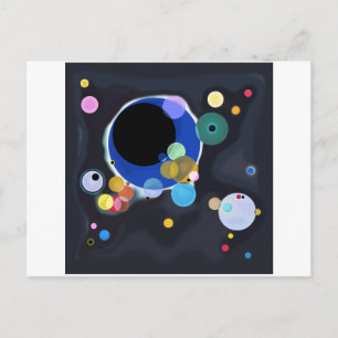 Mehrere Kreise, Wassily Kandinsky digital Postkarte