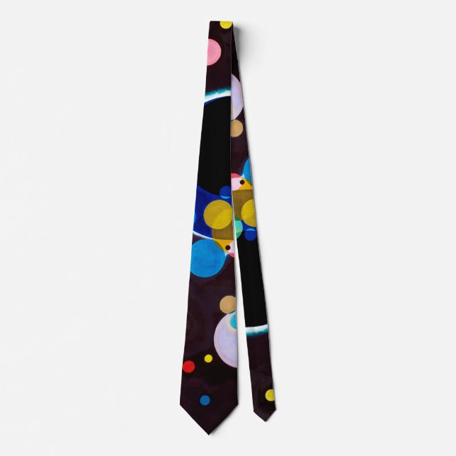Mehrere Kreise, Wassily Kandinsky Krawatte (Vorderseite)