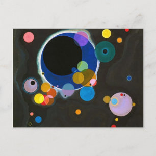 Mehrere Kreise Wassily Kandinsky Postkarte