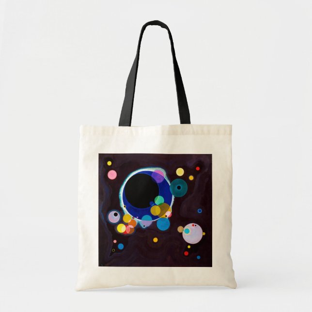 Mehrere Kreise, Wassily Kandinsky Tragetasche (Vorne)