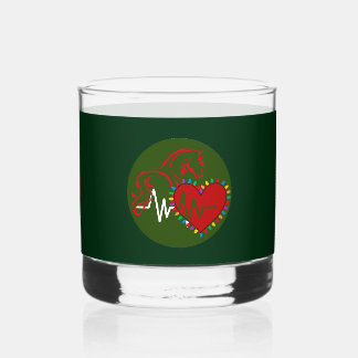 Mehrere Optionen Weihnachtslogo Whiskyglas