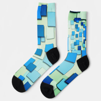 Mehrere Schattierungen des geometrischen Designs d Socken