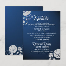 Mehrere Sport-Bar Mitzvah Details und Informatione