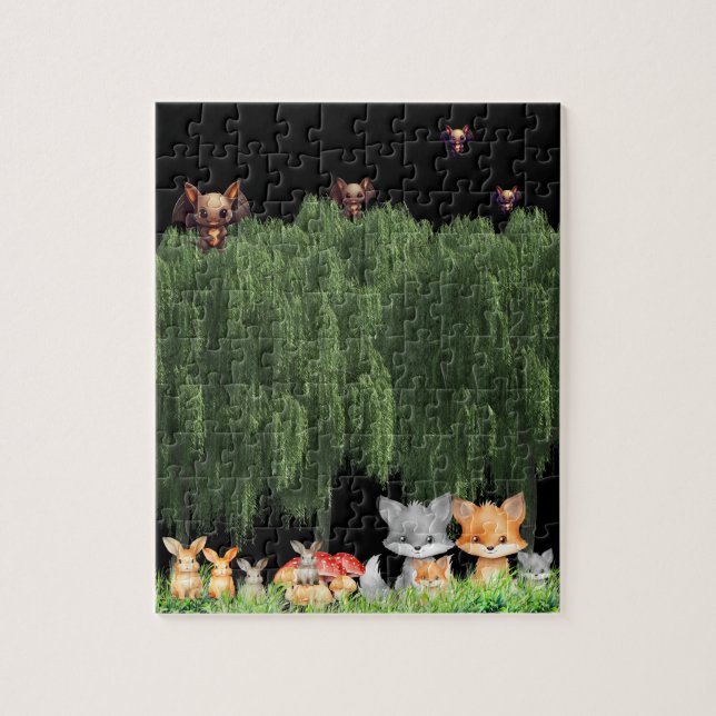 mehrere Tierfamilien Puzzle (Vertikal)