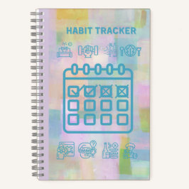 MEHRERES HABIT-TRACKER-NOTEBOOK NOTIZBUCH