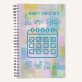 MEHRERES HABIT-TRACKER-NOTEBOOK NOTIZBUCH