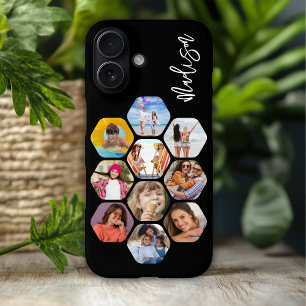 Mehrfach-Foto-Collage Einfach Moderne Personalisie iPhone 16 Hülle