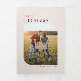 Mehrfach-Foto-Collage Trifold-Brief-Falteinladung Dreifach Gefaltete Einladung