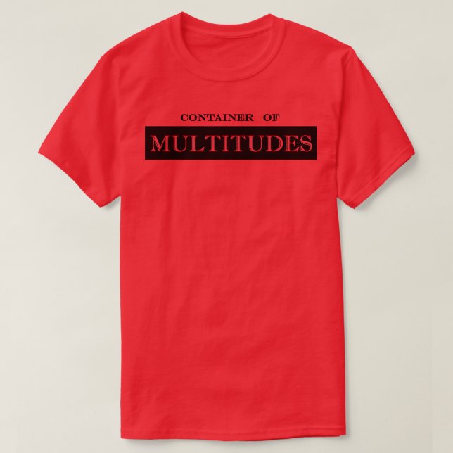 Mehrfachbehälter T-Shirt (Design vorne)