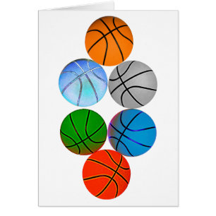 Mehrfache Basketbälle