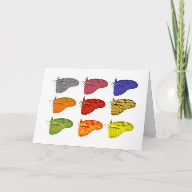 Mehrfache Butterlfy Entwürfe - Notecard Karte (Vorderseite)