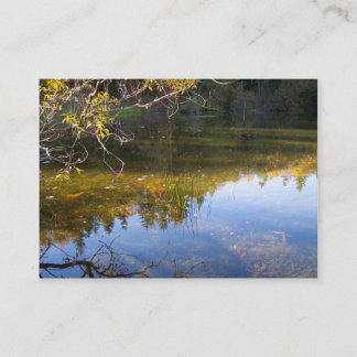 Mehrfache Reflexionen Visitenkarte