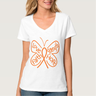 Mehrfache Sklerose-Schmetterling, der Wörter T-Shirt