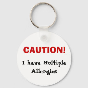 Mehrfacher Allergie-Schlüsselanhänger Schlüsselanhänger