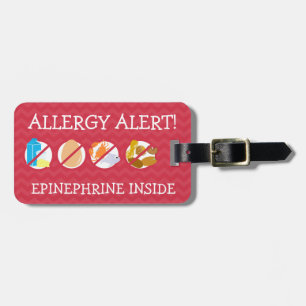 Mehrfacher Nahrungsmittelallergie-Alarm-Umbau für Gepäckanhänger