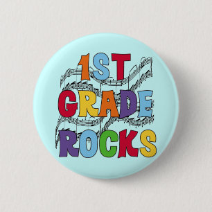 Mehrfarben1. Grad schaukelt T-Shirts und Geschenke Button