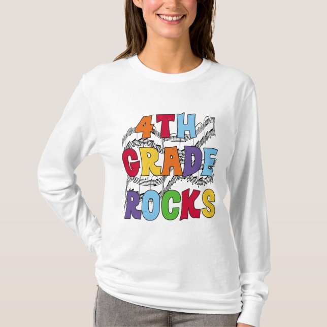 Mehrfarben4. Grad schaukelt T-Shirts und Geschenke (Vorderseite)