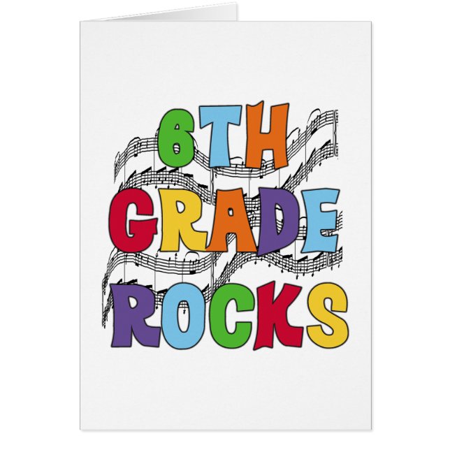 Mehrfarben6. Grad schaukelt T-Shirts und Geschenke (Vorne)