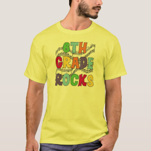Mehrfarben6. Grad schaukelt T-Shirts und Geschenke