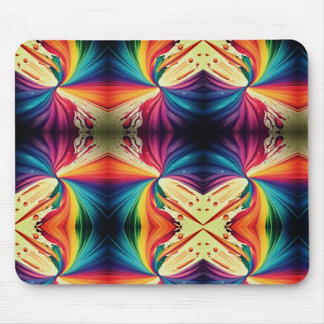 MEHRFARBENE DESIGN Mousepad (Vorne)
