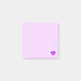 MehrfarbenEmoji Herz Post-it Klebezettel