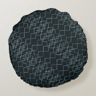 MEHRFARBENES SEAMLESS GEOMETRIC DIAMOND PATTERN RUNDES KISSEN