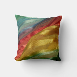 Mehrfarbengewebe Rainbow Kissen
