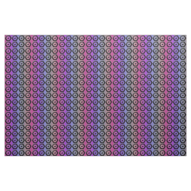 Mehrfarbenhexagon-Baumwollgewebe Stoff (Fat Quarter (45,7 x 55,9 cm))