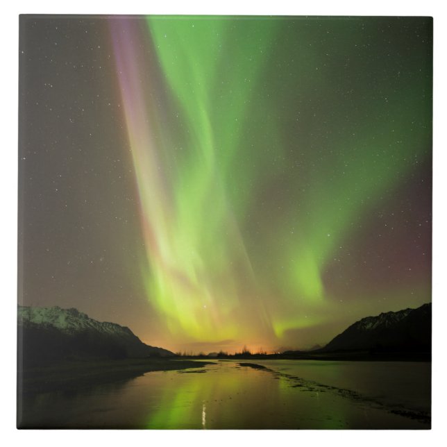 mehrfarbig Aurora Fliese (Vorderseite)