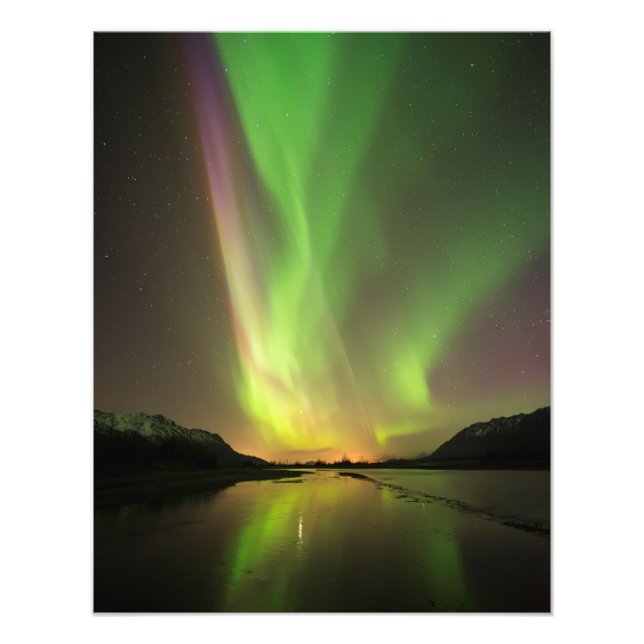 mehrfarbig Aurora Fotodruck (Vorne)