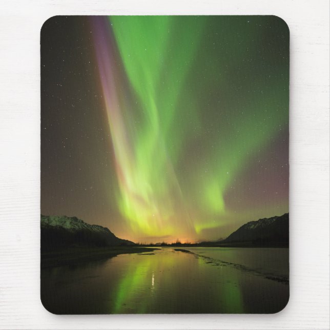 mehrfarbig Aurora Mousepad (Vorne)