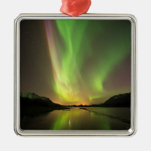 mehrfarbig Aurora Ornament Aus Metall