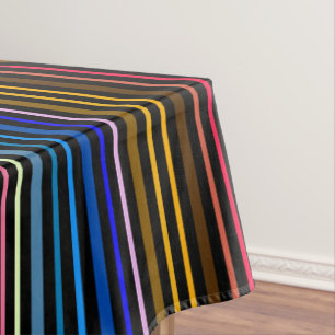 mehrfarbig gestrichen tischdecke