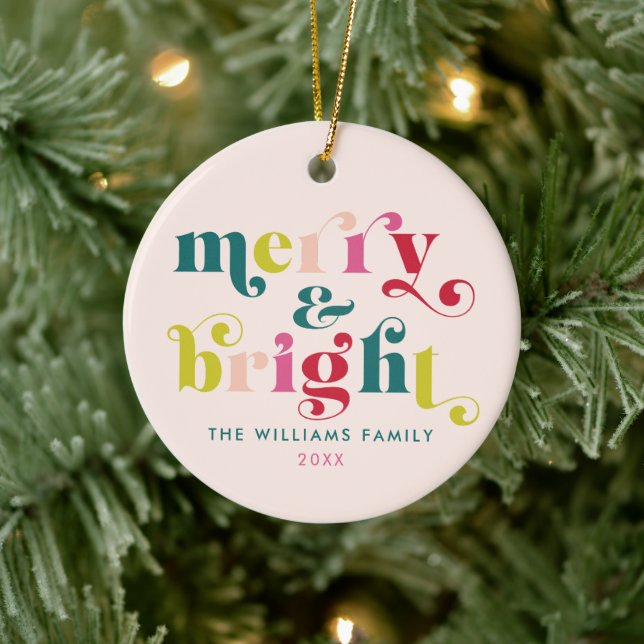 Mehrfarbig Moderne Weihnachten Keramik Ornament (Baum)
